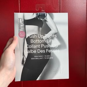 Black Push Up Bottom Lift Tights